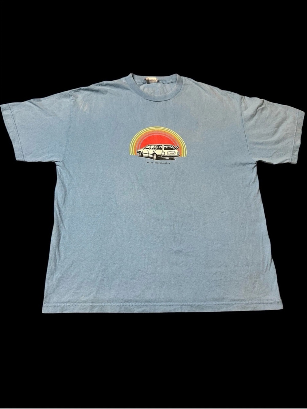 Vintage Nike Bauer Blue Hello 6am Practice Shirt